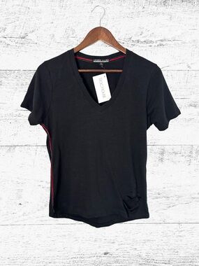 Prince Peter Collection Black and Red Fitted Short Sleeve Tee